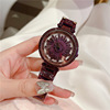 Fashionable watch, diamond encrusted, Korean style, suitable for import