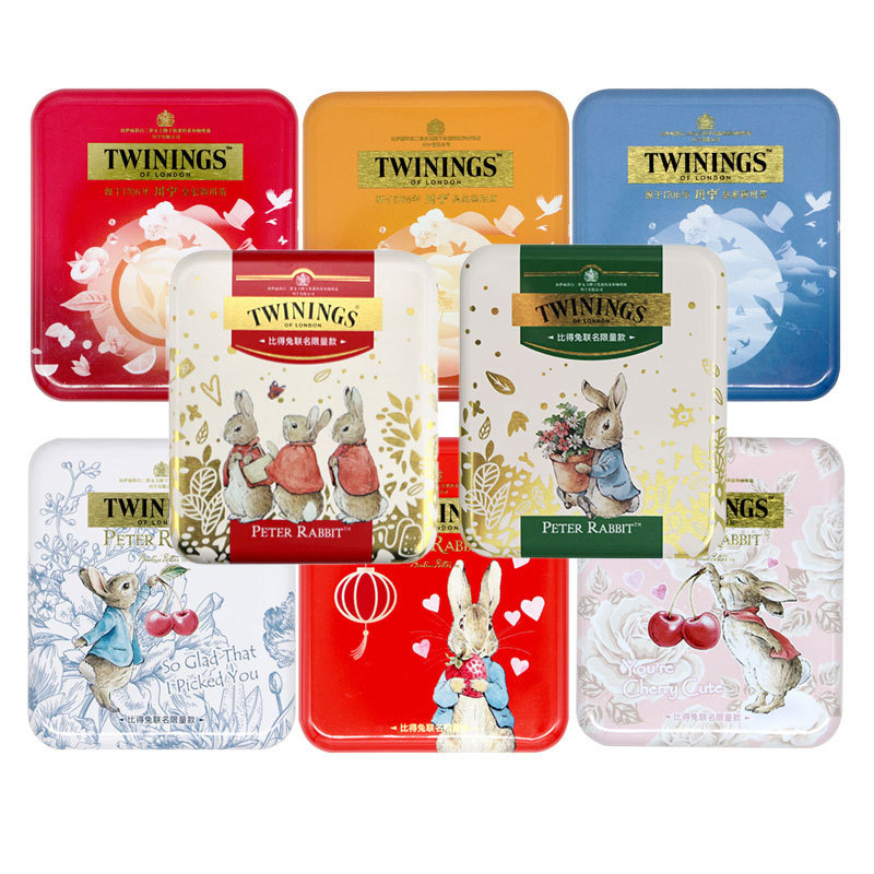 Chuan Uk Ning Wedding Souvenir Gift Tea Box Paper Box Iron Box Peter Rabbit Co-Branded Model for Black Tea, Green Tea Tea Bags Chuan Uk Ning Wedding Souvenir Gift Tea Box Paper Box Iron Box Peter Rabbit Co-Branded Model for Black Tea, Green Tea Tea Bags