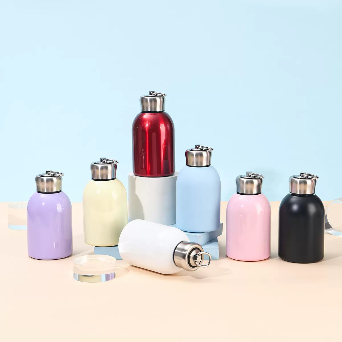 跨境大胖丁保温杯316不锈钢双层真空保温杯户外便携随手杯批发