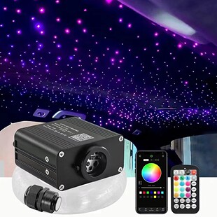 16W thin RGBW flashing Starry Sky Machine car ceiling starry sky light fiber optic light source device