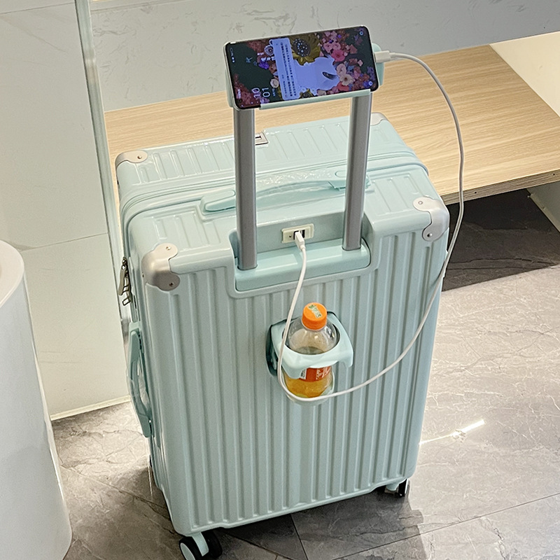 [Fábrica de selección estricta] maleta de tracción con cremallera de 20 pulgadas maleta de viaje de 24 pulgadas estudiantes