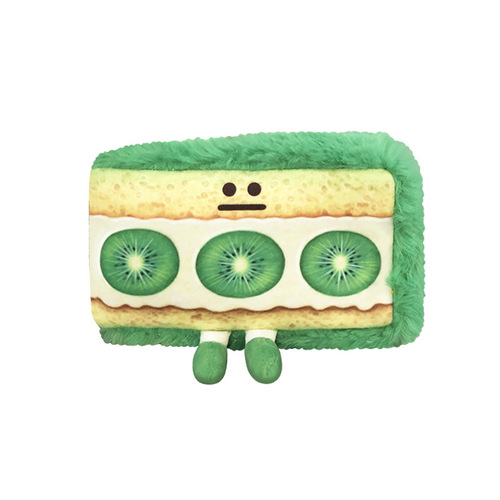 Cat fan sandwich pencil bag ins cute plush funny storage bag cartoon coin purse personalized creative stationery box