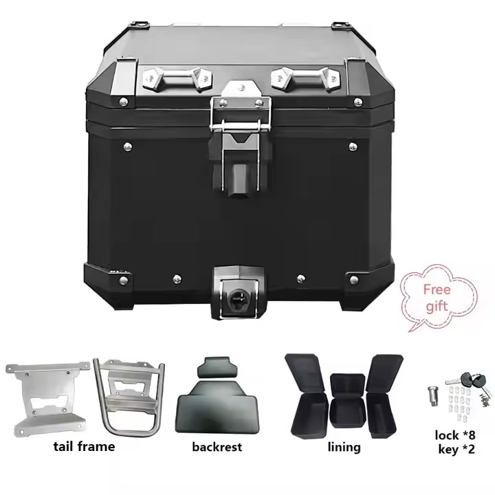 Adv Is Suitable for Bmw 1300Adv Motorcycles, Aluminum Alloy Three Boxes, Tail Box 38L, Side Box 48L