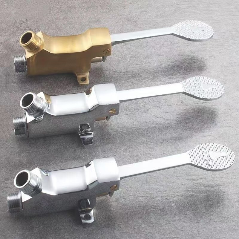 Hospital Foot Valve Faucet All-Copper Foot Valve Foot-Operated Faucet Switch All-Copper Hospital Foot Valve Faucet