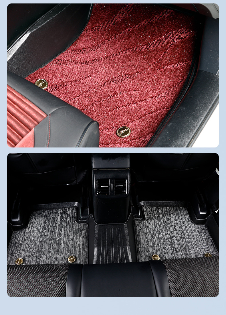 BYD Qin full series car floor mats, full coverage model, Song large coverage car carpet, Tang double-layer detachable mat