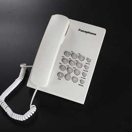厂家直销英文电话机KX-TSB670酒店家用固定座机有绳按键电话