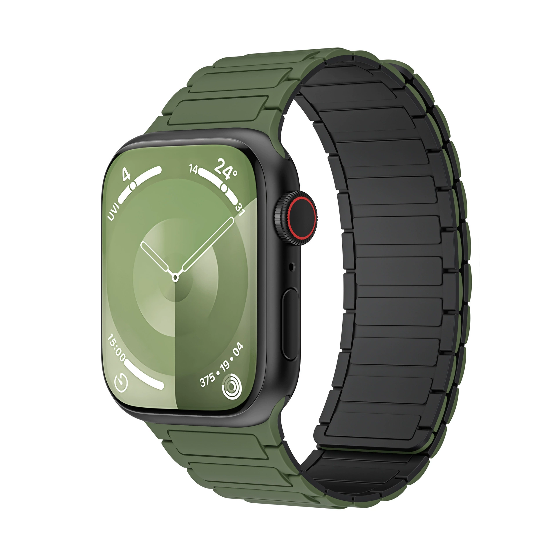 Использование ремешка для Apple Watch 4/8 поколения смарт-год watch силиконовый магнитный всасывающий петле strap