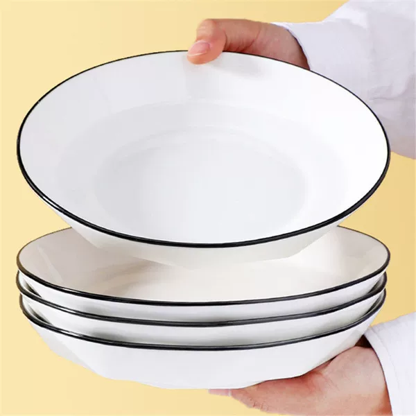 New black line diamond 7-inch plate [4 pieces]