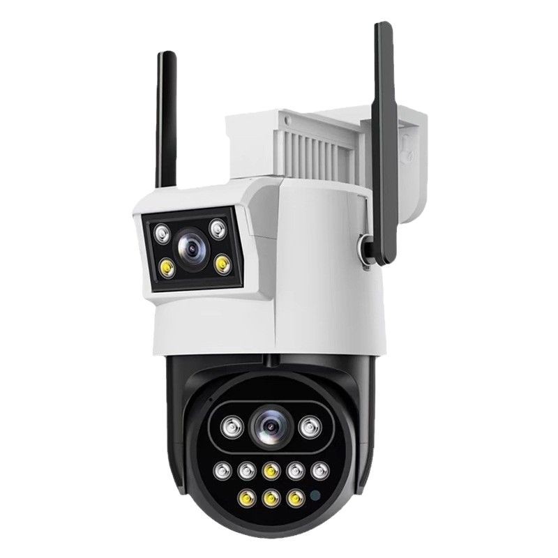 Cámara domo HD 360° para exteriores | Visión nocturna | Monitor doméstico inalámbrico con control por móvil