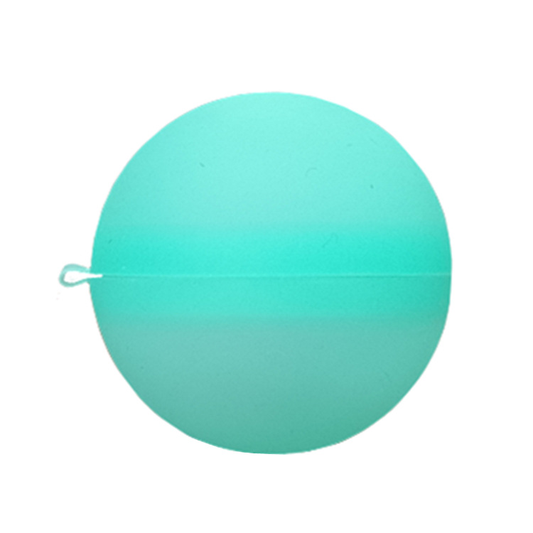 Pelota de agua de silicona con sistema de sujeción, pelota de silicona rellena de agua para niños, juguete acuático para exteriores, pistola de agua reutilizable