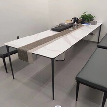 R50圆腿桌脚支架 岩板铝合金桌腿金属实心桌子腿奶茶店咖啡桌脚架