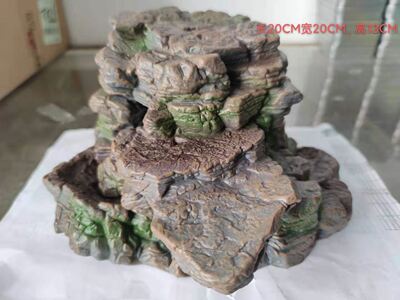 仿真场景沙盘模型石头模型恐龙农场动物场景摆设假山大石头石块