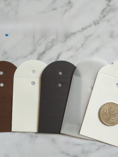 Clothing button spare bag tag button bag paper self-sealing paper bag universal in stock