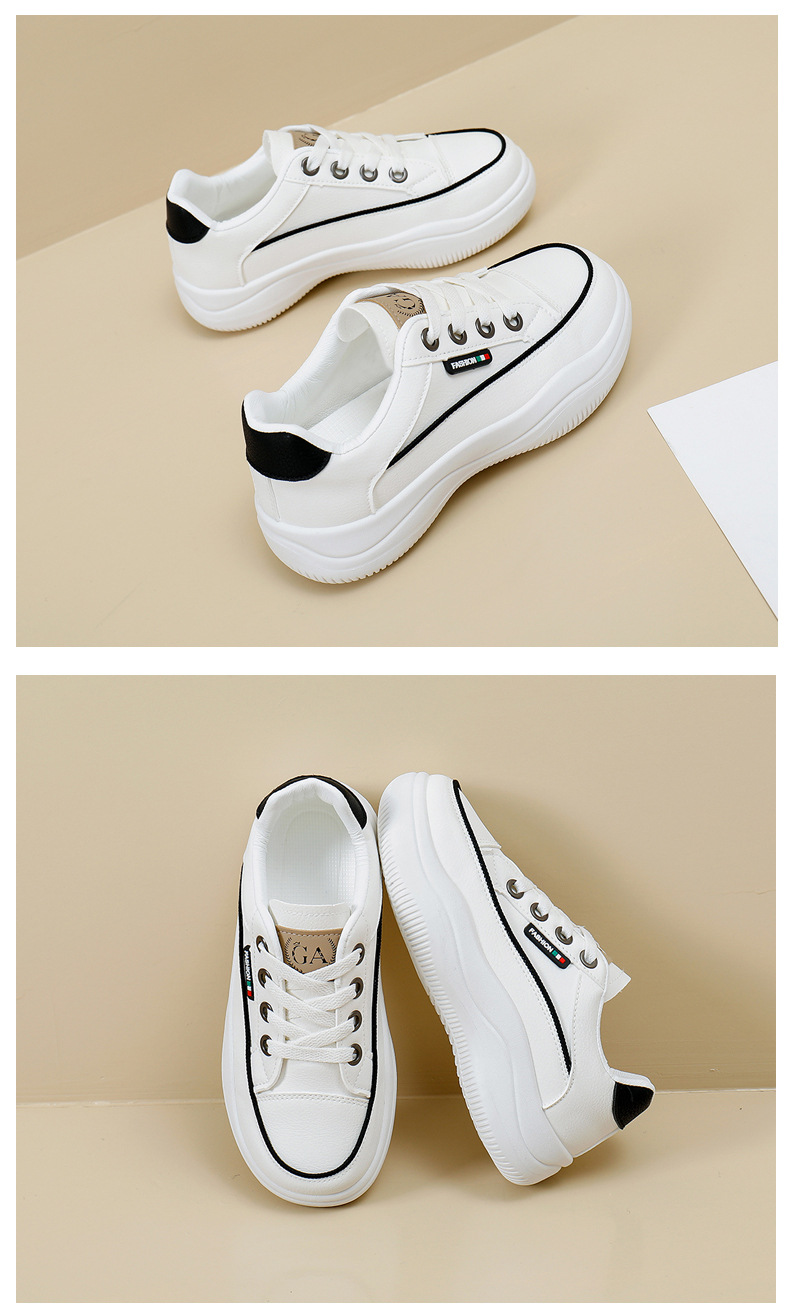 Modische Plateau Sneaker Für Damen Atmungsaktive Freizeitschuhe_voghion.com