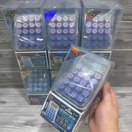 【台湾娃娃机改盒产品】台湾娃娃机透明大胶盒渐变计算器组合套装