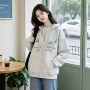 春秋款连帽女童新款上衣