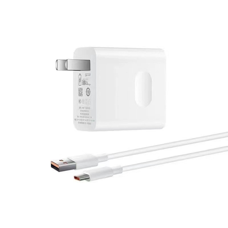 Cabezal de carga súper rápido de 120w, 66W, adecuado para Android, Huawei, cabezal de carga, cable de datos tipo C, cargador Huawei