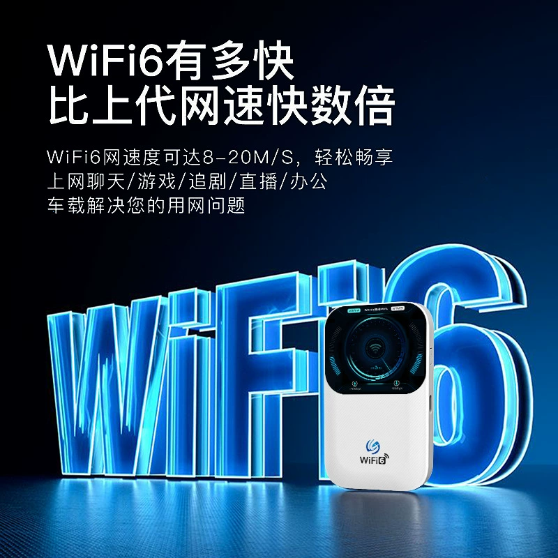 2025 новый портативный Wi-Fi беспроводная сеть WIF6 наружный общежитие аренда без карты портативный маршрутизатор