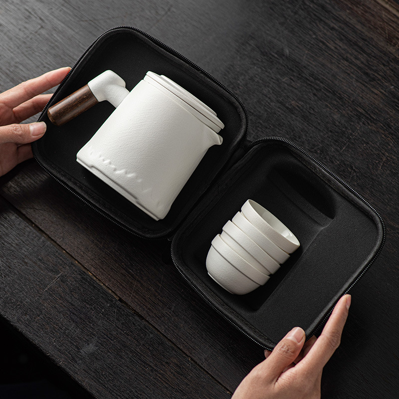 Tea Set Gift Crude Mountain Language Set Cup Outdoor Camping Travel Tea Set suit Light Luxury Simple Car Business Fixed Printing Tea Set Gift Crude Mountain Language Set Cup Outdoor Camping Travel Tea Set suit Light Luxury Simple Car Business Fixed Printing