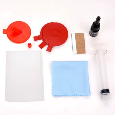 liquid set, Auto glass repair liquid