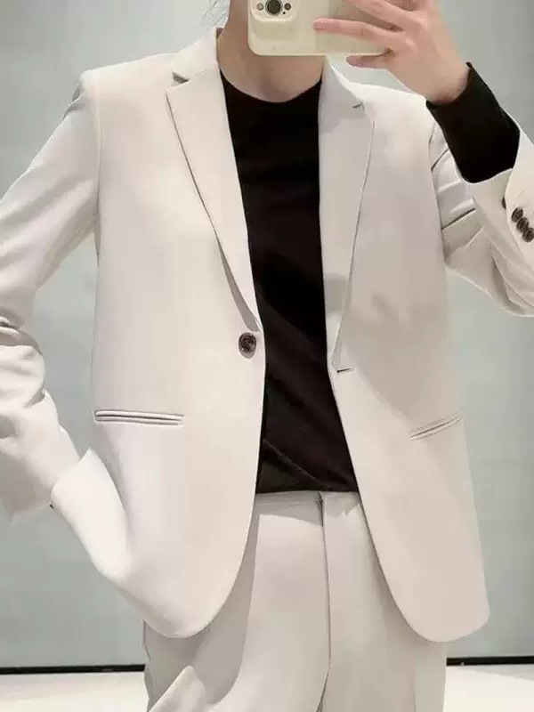 Theory2025早春新品女装 三醋酸纤维混纺侧开叉两色职业西服外套|undefined
