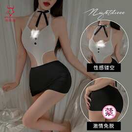 情趣内衣性感包臀秘书制服诱惑约会战袍调情女私房小妈裙套装2196