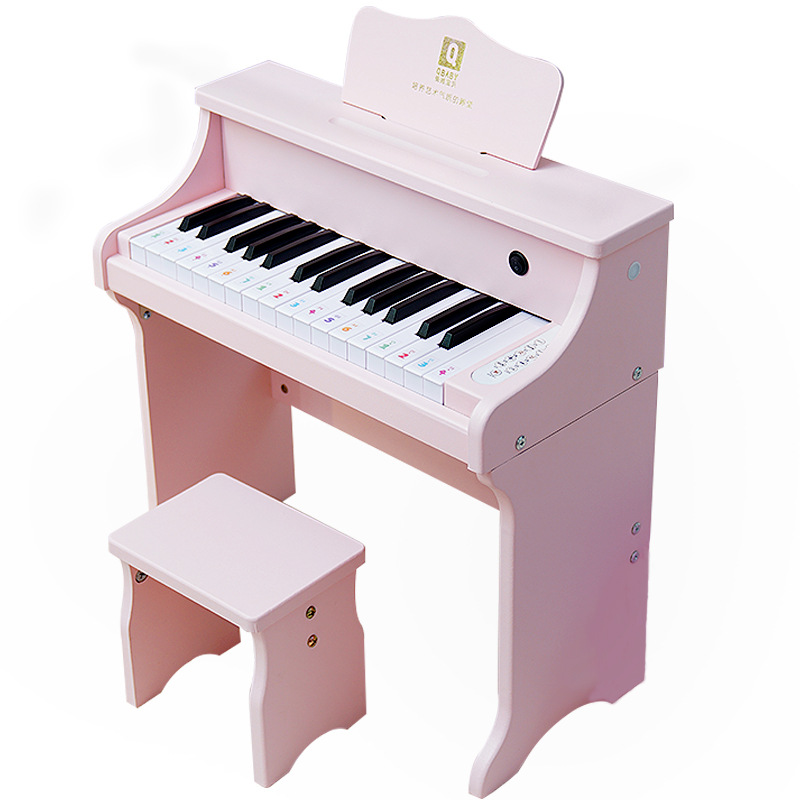 Órgano electrónico de piano para niños principiante en casa puede jugar multifuncional instrumento musical bebé regalo cumpleaños juguete Niña