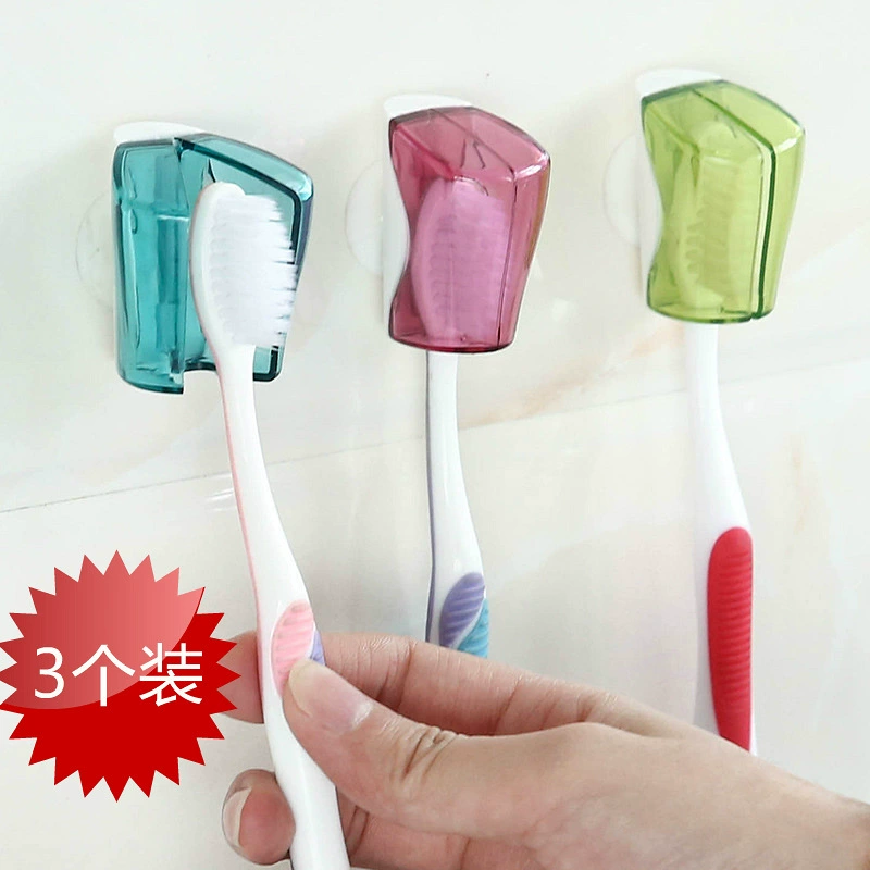 Toothbrush, dust cover, foldable brush, 3 pieces