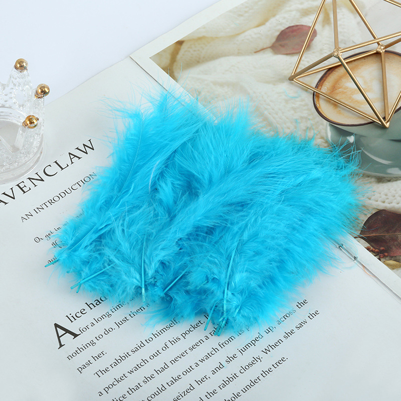 Pelotas de pavo, plumas de terciopelo de cola afilada, plumas de colores, Dreamnet, plumas, plumas, luces de plumas, bolas de olas, plumas, venta al por mayor transfronteriza