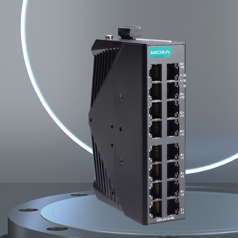 原装批发MOXA EDS-2016-ML 网络交换机 工业交换机百兆千兆