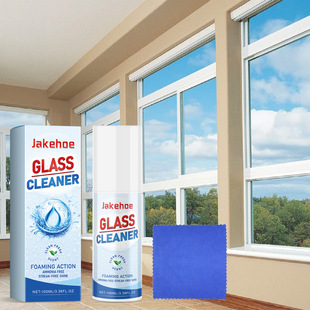 Jakehoe glass cleaner to clean glass dust impurities stubborn stains glass mirror crystal clear