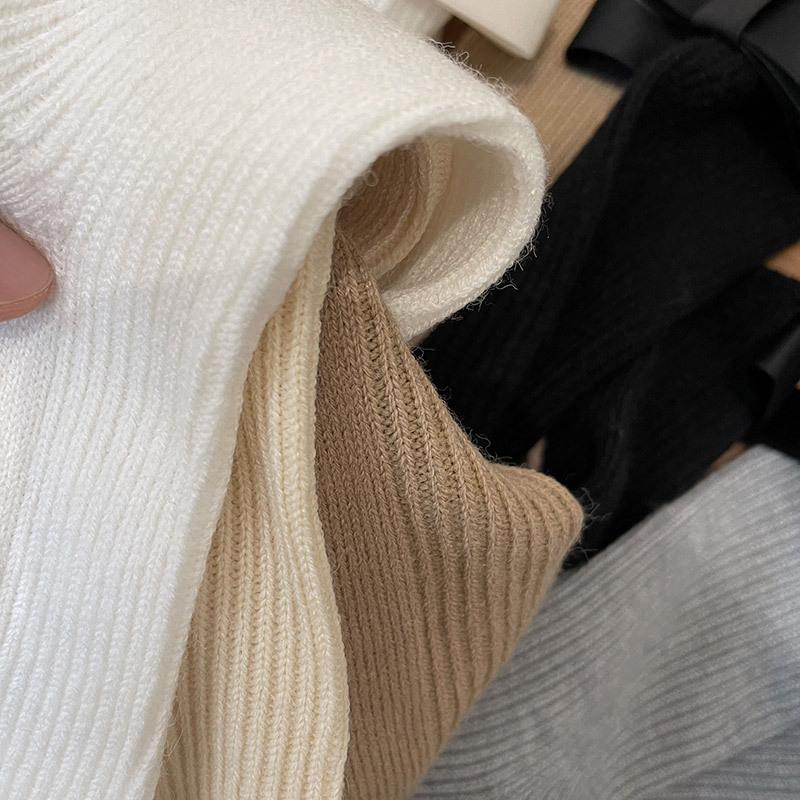 Uus talvetoode, lambavillane pitskarusnahast pallikaar, kašmiir-imitatsiooniga soojad vertikaalribad, armsad sokihunnikud tüdrukutele_voghion.com