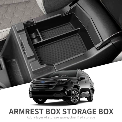 Suitable for 25-26 Models of Forester Center Console Armrest Storage Box Car Storage Accessories Car-Specific Modification Parts