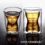 造型耐热美女定制啤酒杯