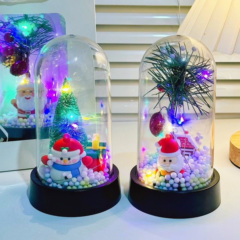 Papá Noel lámpara de noche árbol de Navidad muñeco de nieve de alto valor de la luz de atmósfera regalos de Navidad acompañantes regalos al por mayor
