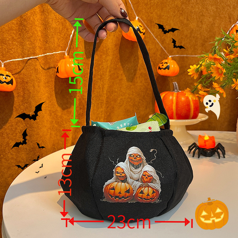 Decoraciones de Halloween accesorios bolsas de dulces bolsas de calabaza bolsas de regalo para niños bolsas de mano bolsas de regalo