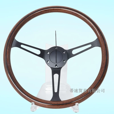 Factory direct sales universal car Steering wheel - long-slit-black-frame-15inch-steering-wheel