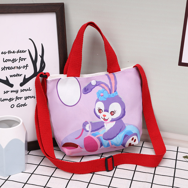 Bolsos para niños al por mayor Bolsos de hombro de moda coreana para niños Bolsos de mensajero para niños de lona de dibujos animados Bolsos de mano