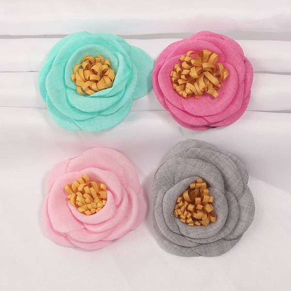 Korean-style frayed edge floral accessories, handmade fabric starlight tulle, fashionable DIY shoe and clothing accessories, decorative items
