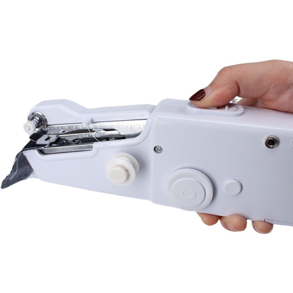 Transfronterizo en stock máquina de coser portátil de mano doméstica puntada práctica máquina de coser en miniatura de bolsillo hecha a mano