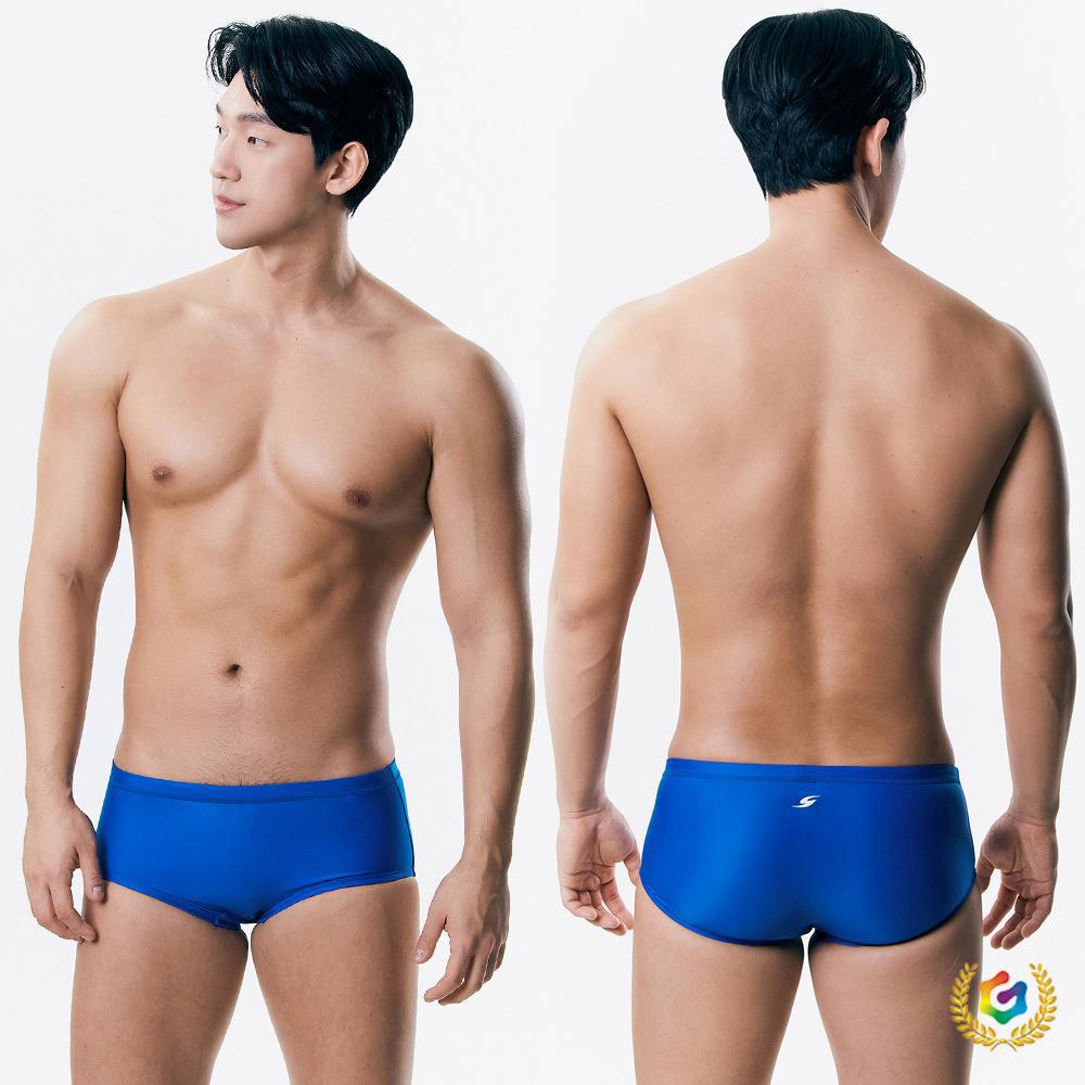 ✅ 2024 Korea Senti Professional Training Men's Competitive Swim Trunks, Short Square-Cut, Triangle-Cut, Low-Waist Racing Swimwear