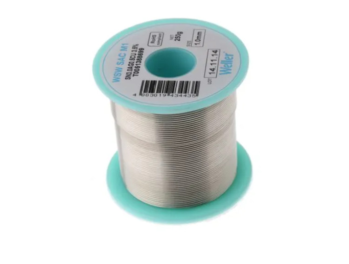 Weller T0051388499 焊锡丝无铅焊锡, 0%铅 217°C熔点松香助焊剂