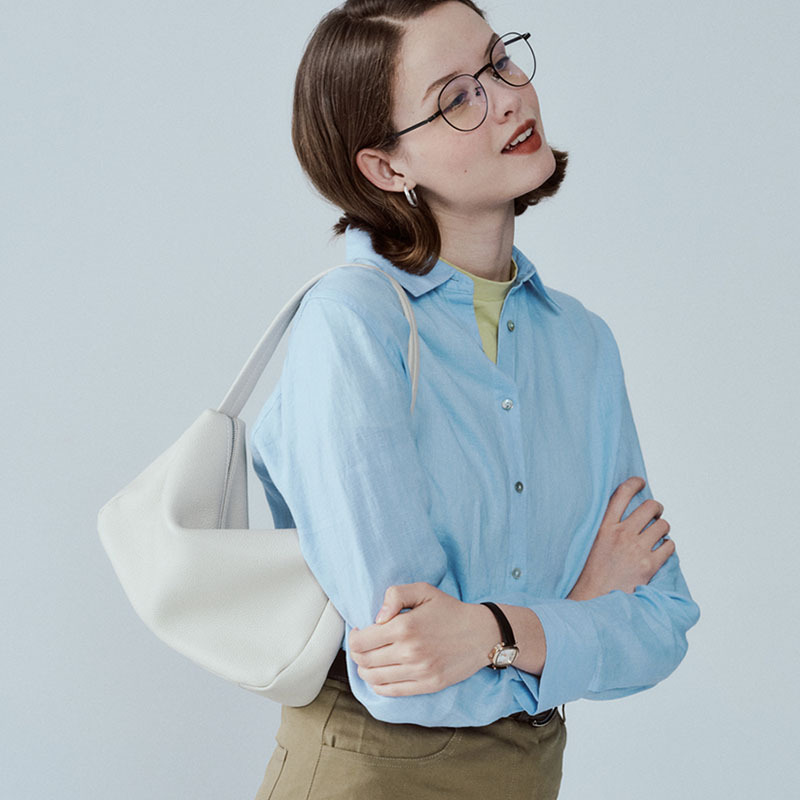 Top Grain Cowhide French Shoulder Underarm Bag 2026 Spring/Summer New Tote Handbag Genuine Leather Shoulder Bag For Women - Thumbnail 4