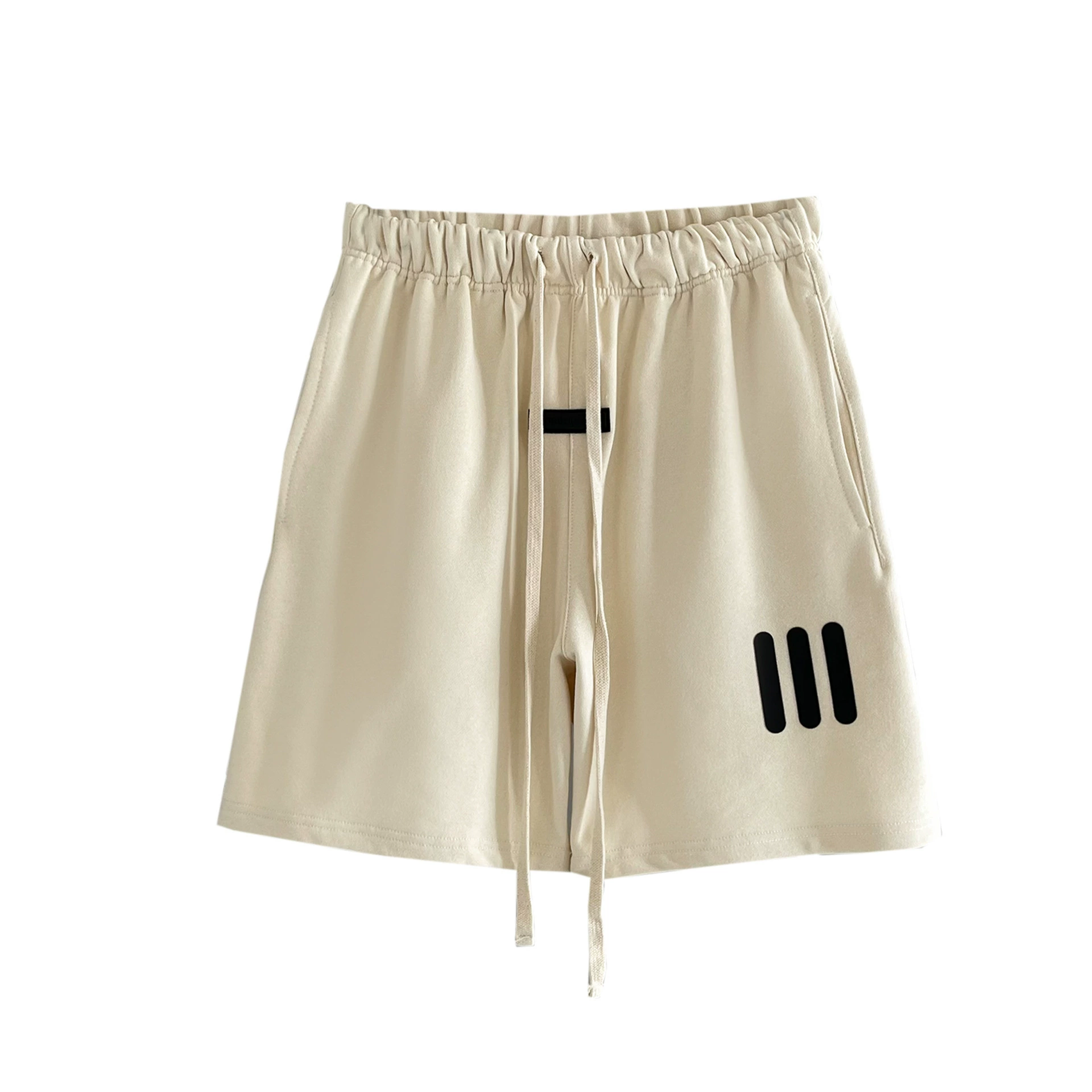 Повседневные шорты Fear of God Season 8 Main Line Three Bar из хлопка, высокий посадка Takama, уличный свободный крой, унисекс, летняя модель I