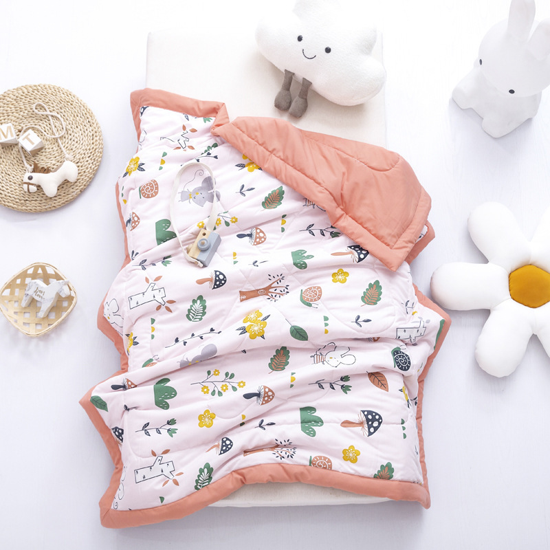 超涼感高品質子供用夏用冷感キルト、エアコンキルト、水洗い綿、夏用涼感シルク薄手キルト、洗濯機で洗えます|undefined