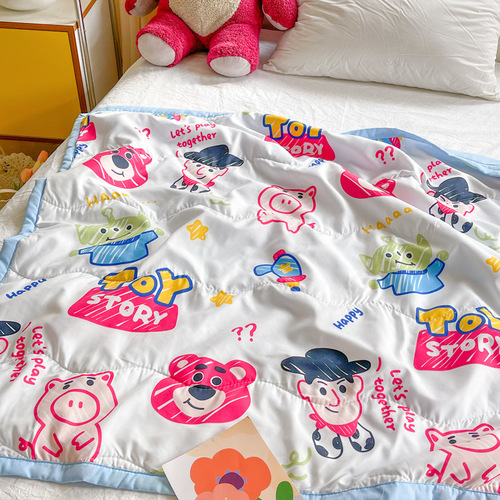 Cartoon Disney Children's Summer Quilt Infant and Toddler Noon Quilt Lunch Break Quilt Summer Quilt Air Conditioner Quilt Live Broadcast Gift Wholesale