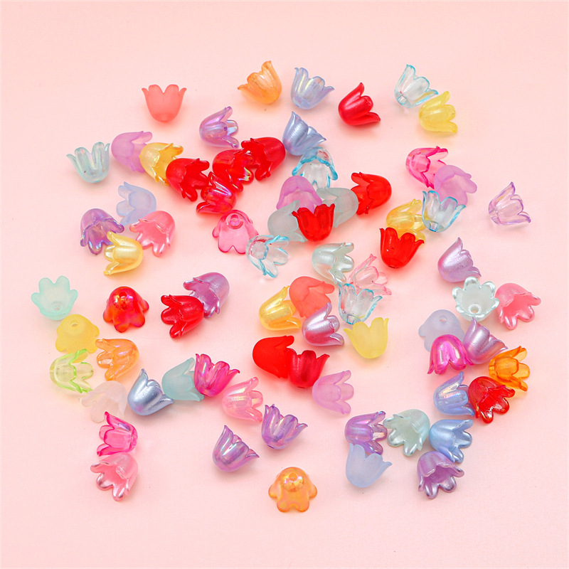 Acrylic transparent matte beads