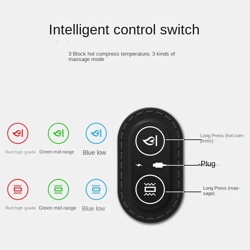 Night massager, neck pillow, compress, with neck protection