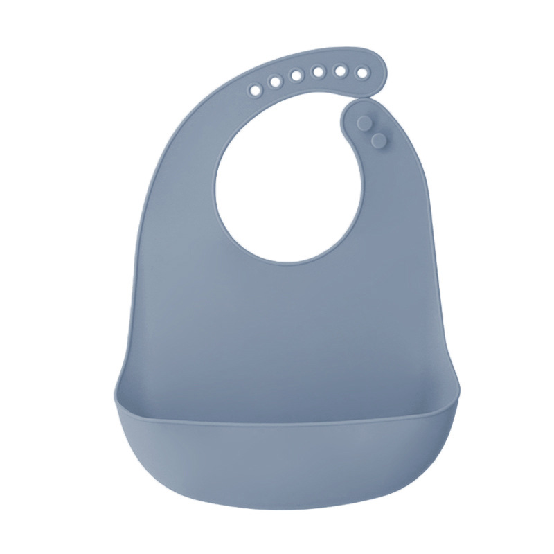 Bebé transfronterizo babero de silicona bebé de 1 año de edad bebé ultra-Delgado babero de silicona impermeable fácil-claro babero del bebé