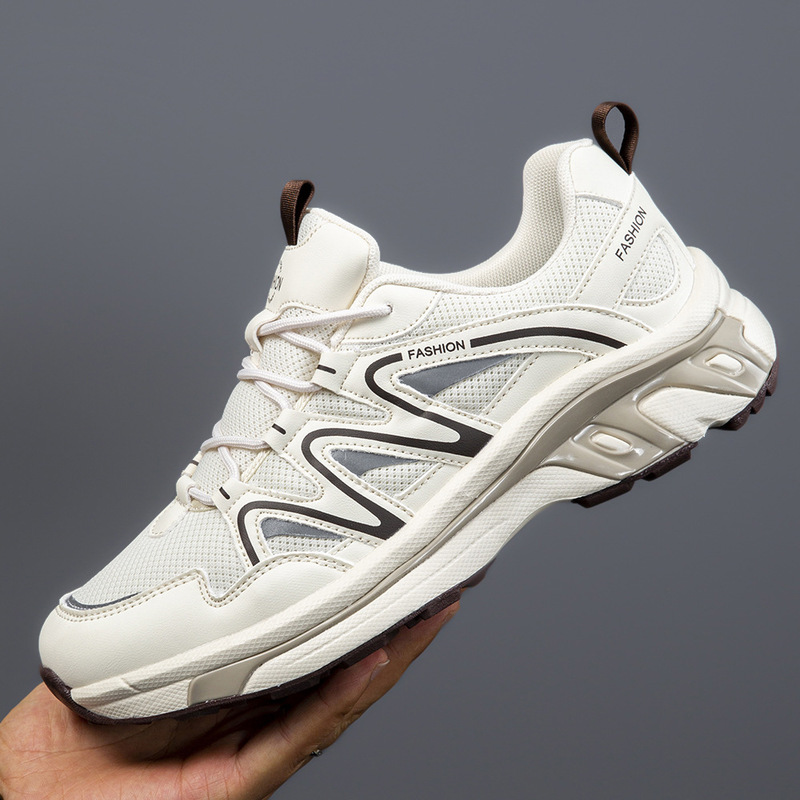 2025 Popular Affordable Breathable Dad Sneakers for Men, Versatile Lightweight Running Fashion Casual Walking Shoes with Thick Soles
